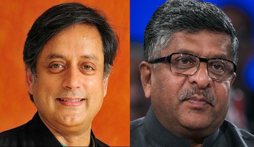 Shashi Tharoor Files Criminal Defamation Case Against Ravi Shankar Prasad For Calling Him