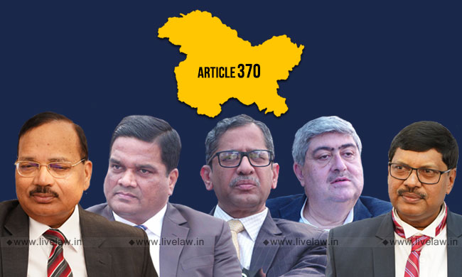 [Article 370] [Day-6] Conflict Between Two Judgments: SC Reserves Order On Reference To Seven Judge Bench