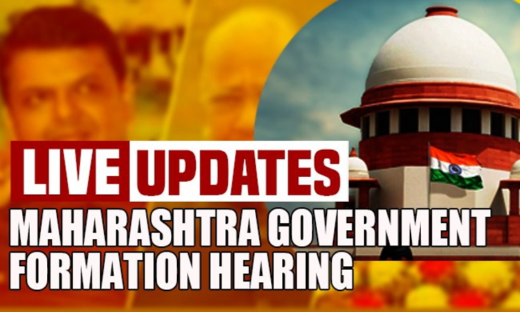 [LIVE UPDATES FROM SC] Maharashtra Govt.Formation- Hearing On Petitions ...