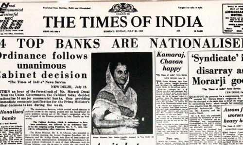 Indian Banks Nationalisation | Indira Gandhi's bank nationalisation was an  economic failure, but a smashing political success