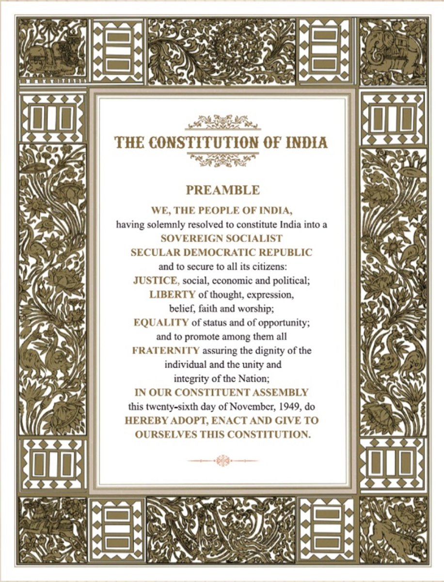 Constitution Day MCQs On Preamble Of Our Constitution