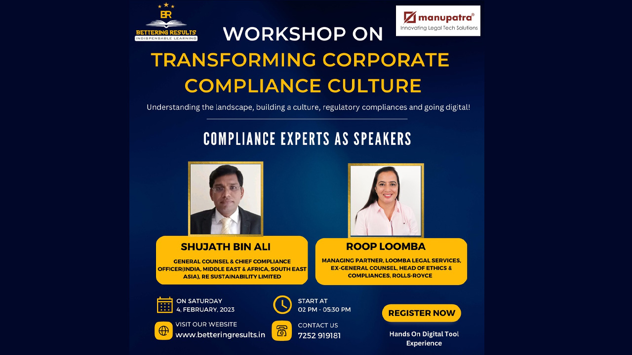 Bettering Results: Learn Corporate Compliance From Top Legal Experts [Register Now]