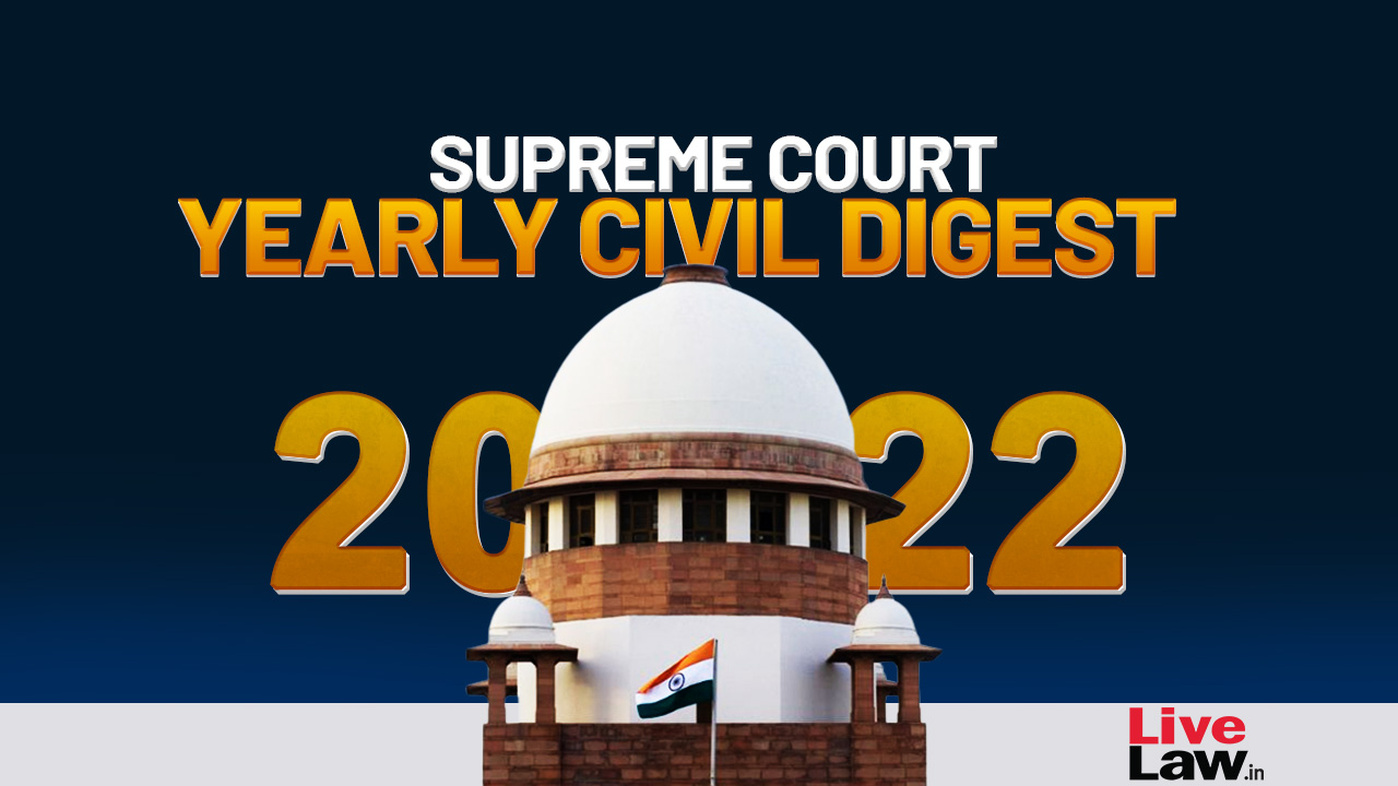Shri Devi Xxnx Video - Supreme Court Yearly Civil Digest 2022