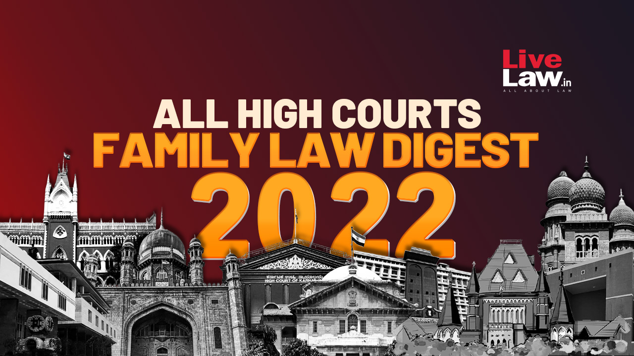 Yash Mathur Radhika Pandit Sex - All High Courts Family Law Digest 2022