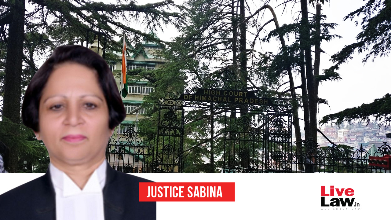 SC Collegium Recommends Elevation Of Justice Sabina As Chief Justice Of Himachal Pradesh High Court