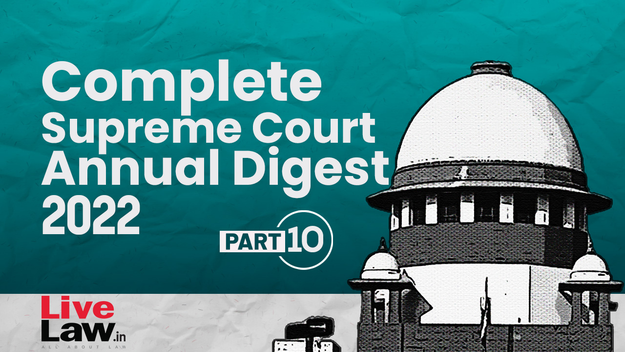 Complete Supreme Court Yearly Digest Part-10