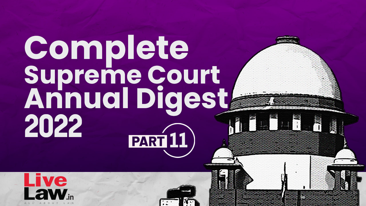 Complete Supreme Court Yearly Digest Part-11