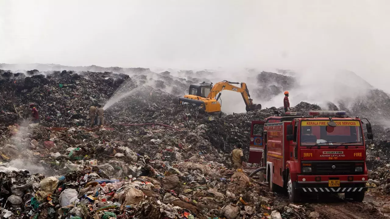 Kerala High Court Directs State To Report Impact On Health Of Residents Near Brahmapuram Waste Management Site