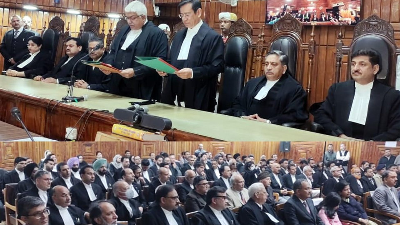 Justice Atul Sreedharan Takes Oath As Jammu & Kashmir High Court Judge