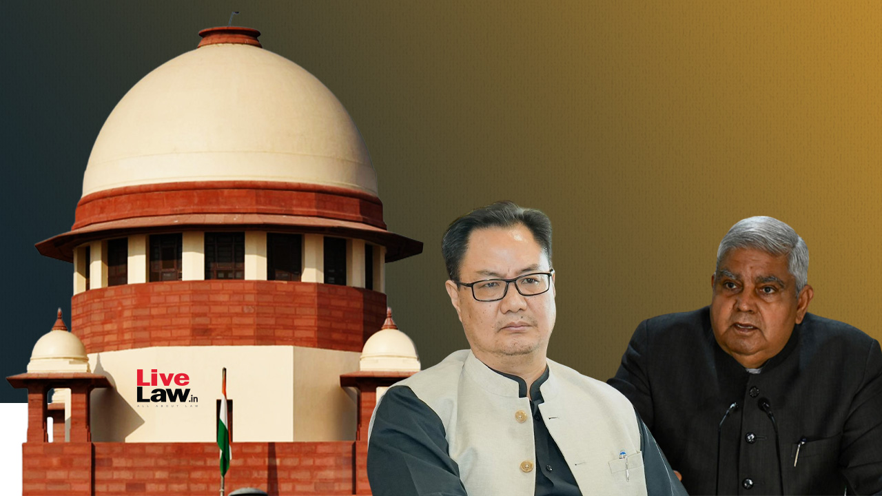 'Supreme Court Broad Enough...' : SC Rejects PIL For Action Against Law Minister & Vice President Over Comments Against Judiciary