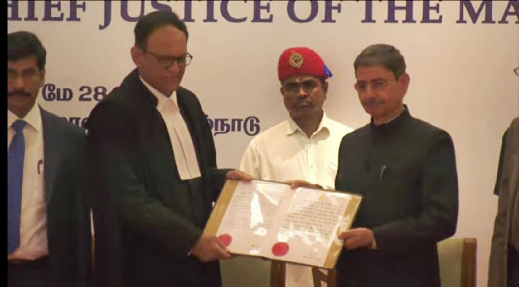 Justice SV Gangapurwala Sworn In As Chief Justice Of Madras High Court