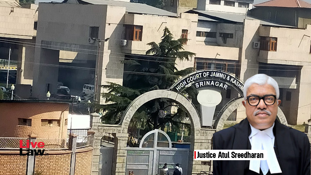 Central Govt Notifies Transfer Of Justice Atul Sreedharan From J&K High Court To Madhya Pradesh High Court