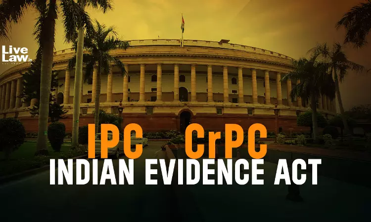 Centre Introduces Bills To Replace IPC, CrPC & Indian Evidence Act In Lok Sabha