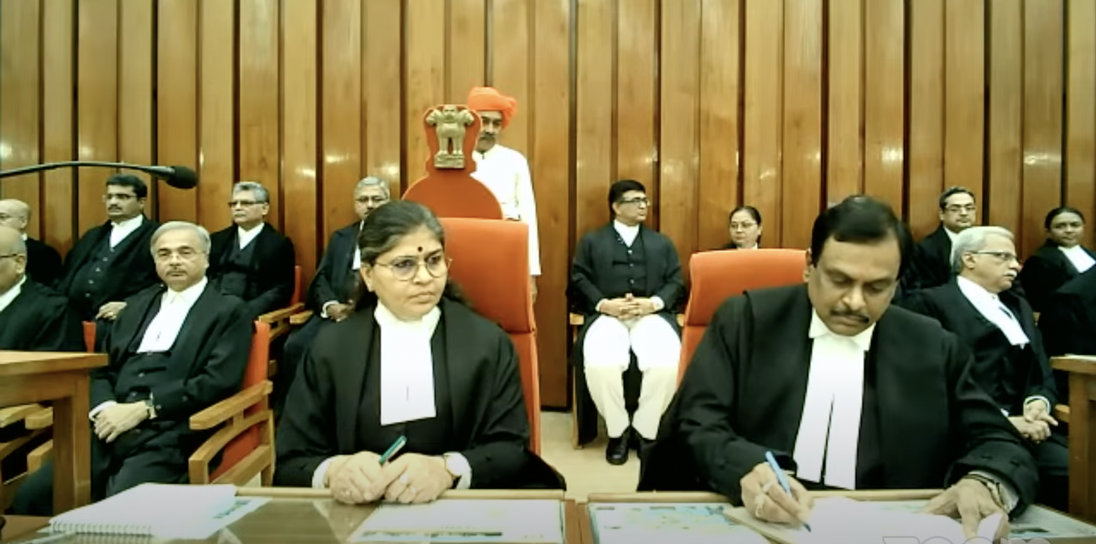 Justice Cheekati Manavendranath Roy Takes Oath As Gujarat High Court Judge