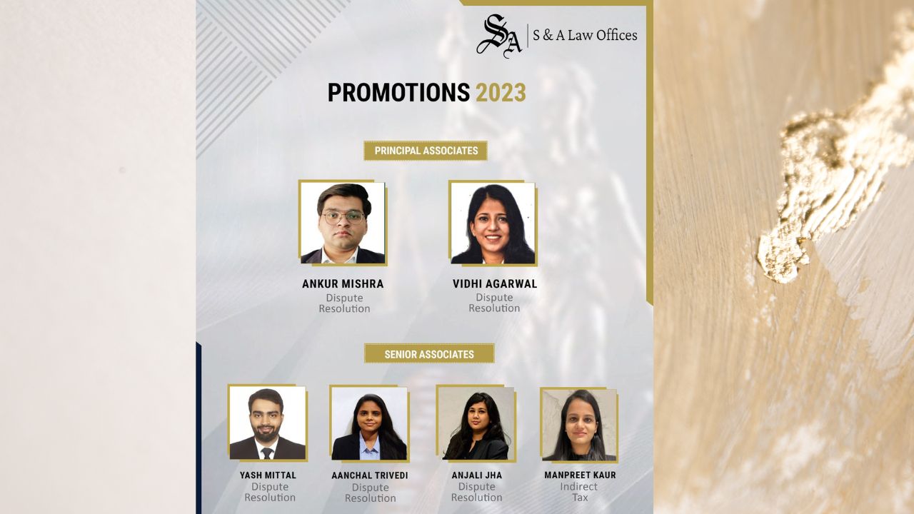 S&A Law Offices Announce The Promotion Of Six Exceptional Lawyers