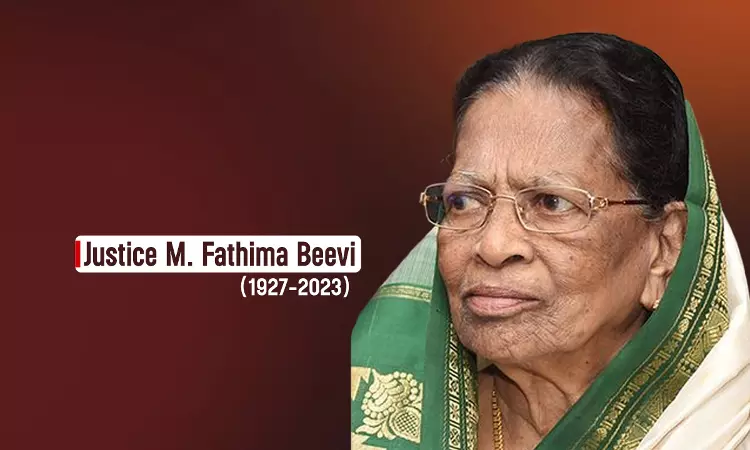 Broke All Barriers Of Societal And Gender Perceptions: Kerala High Court Remembers (Late) Justice Fathima Beevi