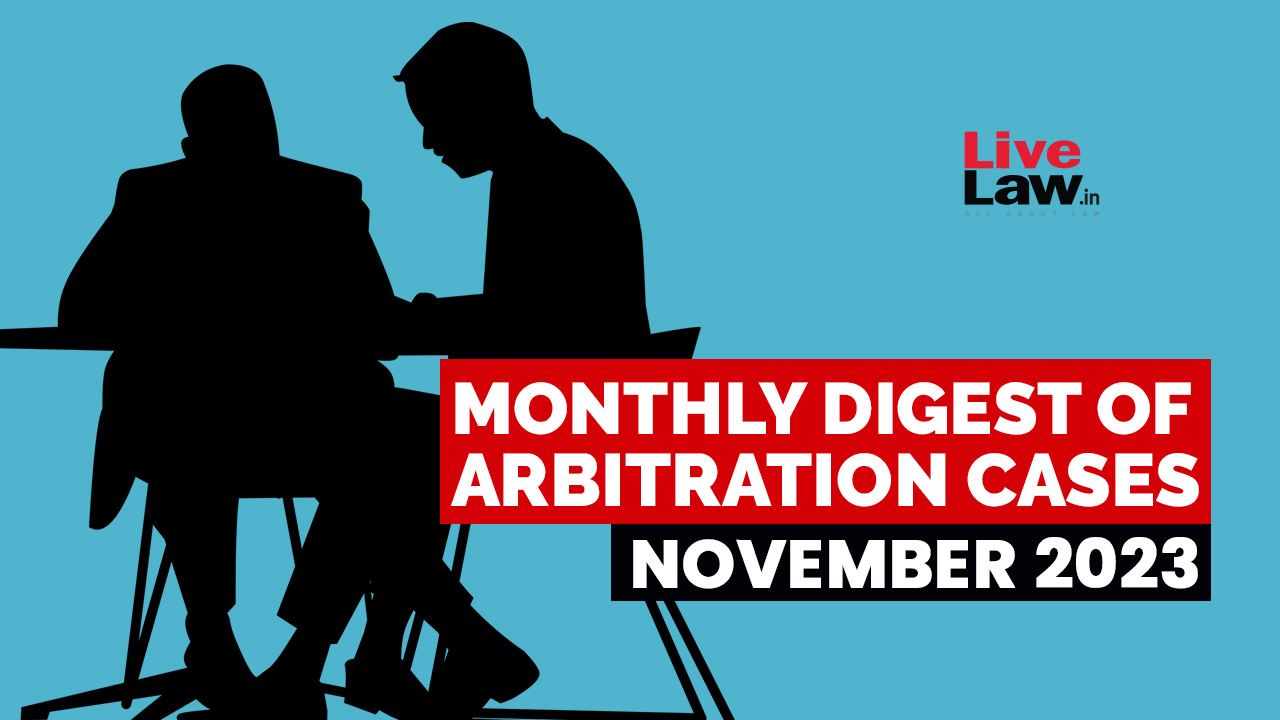 Arbitration Monthly Round-Up: November 2023