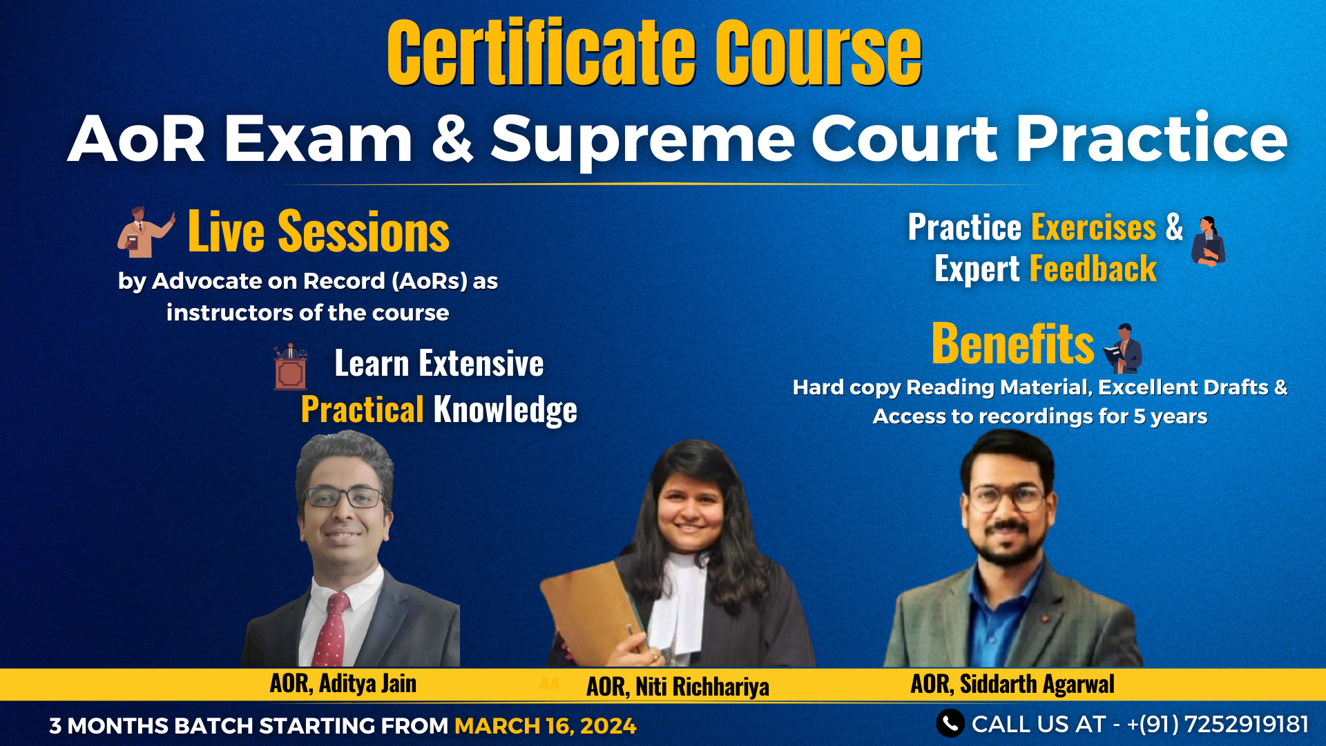 Course On Advocate On Record (AOR) Exam & Supreme Court Practice By Bettering Results [Register Now]