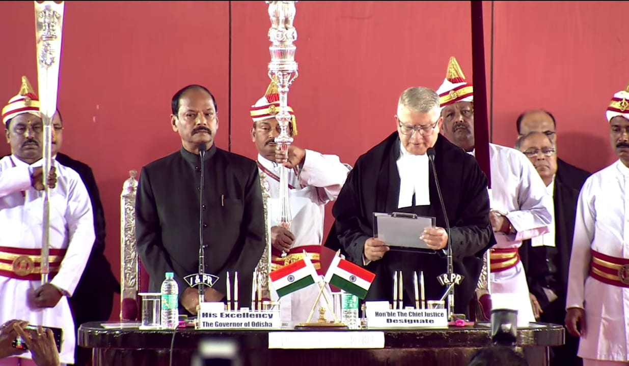 Justice Chakradhari Sharan Singh Takes Oath As 34th Chief Justice Of Orissa High Court