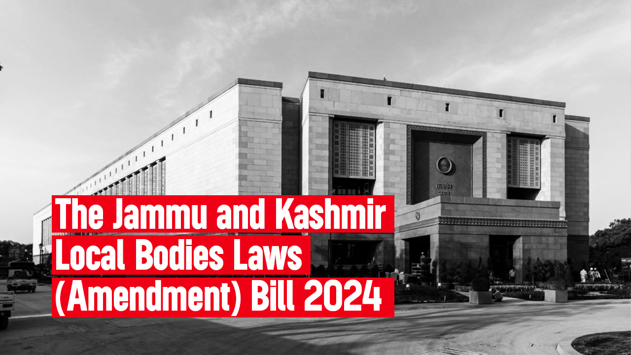 Parliament Clears Jammu and Kashmir Local Bodies Laws (Amendment) Bill