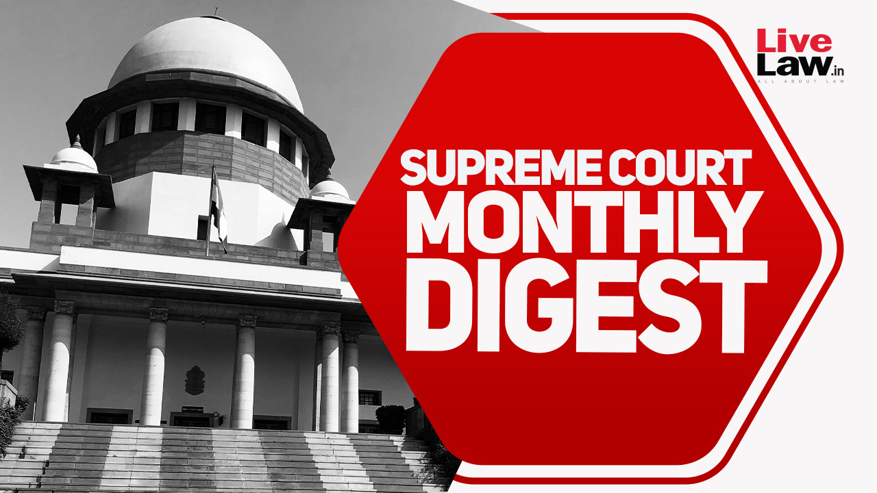 Supreme Court Monthly Digest-January 2024