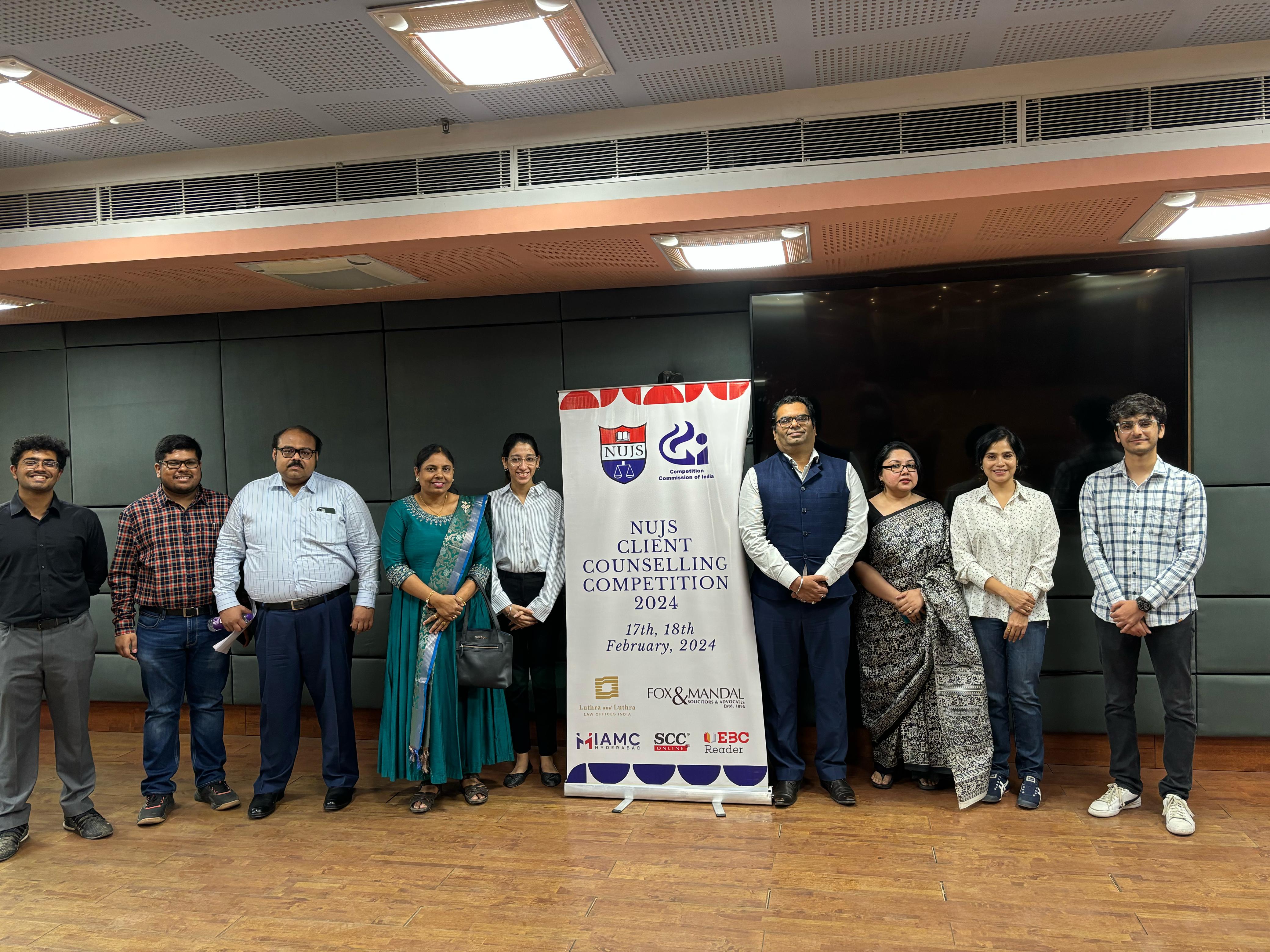 NUJS Kolkata Hosts 3rd National Client Counselling Competition 2024, NLU Odisha Emerge As Winners