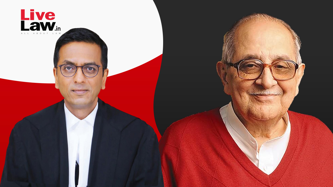 'Giant Of Law' :CJI DY Chandrachud Mourns Fali S Nariman's Demise