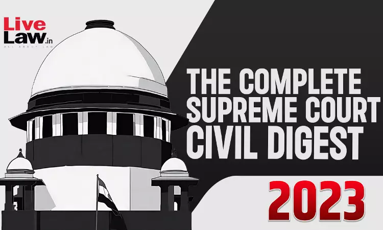 The Complete Supreme Court Civil Digest 2023
