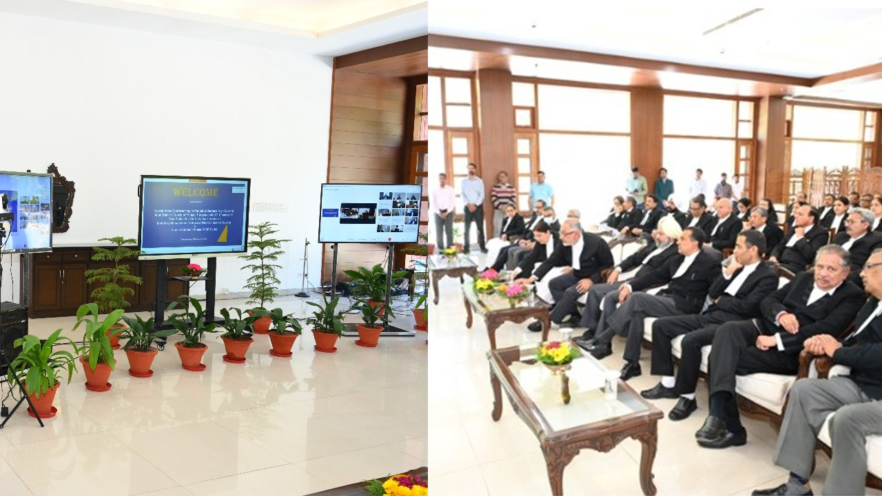 Acting Chief Justice GS Sandhawalia Inaugurates Hybrid Video Conferencing Facility In Punjab & Haryana HC, District Courts & Other IT Initiatives