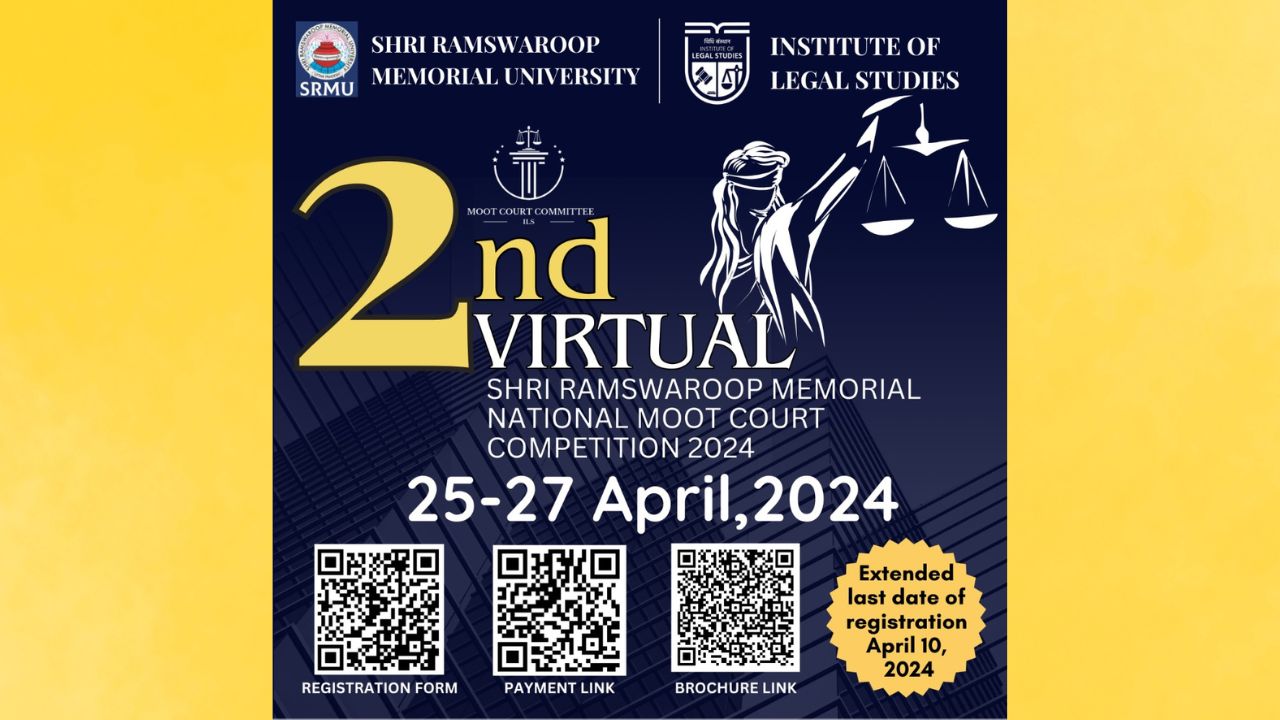 2nd Virtual Shri Ramswaroop Memorial National Moot Court Competition, 2024