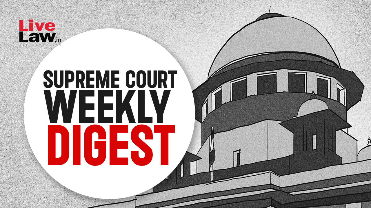 Supreme Court Weekly Digest With Subject /Statute Wise Index [March 18 to 24]