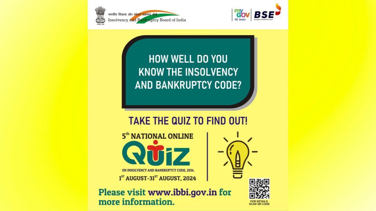 IBBI: 5th National Online Quiz On IBC [1st- 31st August]