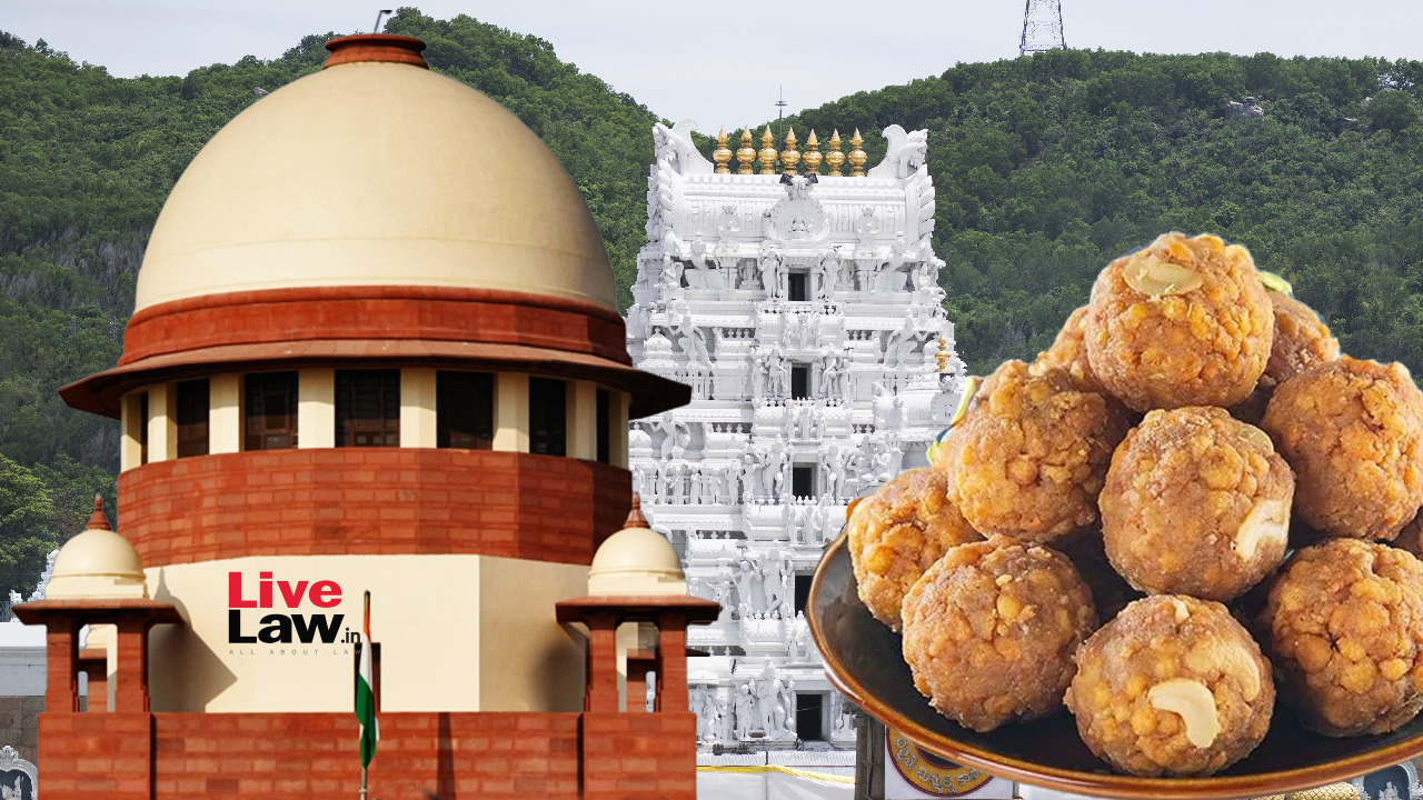 Tirupati Laddu Row: Supreme Court Criticizes AP CM