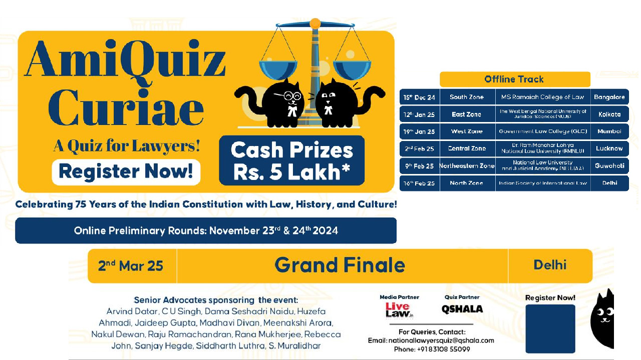 AmiQuiz Curiae 2024-25: A Journey Through the Legal Tapestry of India