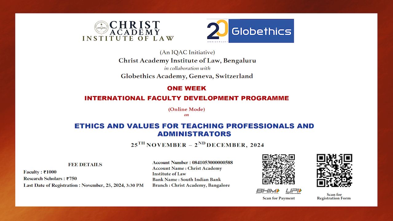 Empowering Educators to Promote Ethics in Higher Education: International Faculty Development Programme