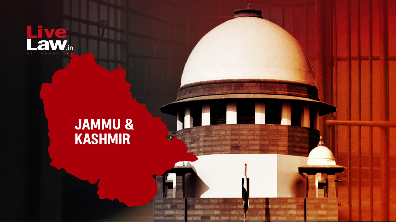 Supreme Court Asks Jammu & Kashmir UT To Frame Policy On Premature Release Of Convicts