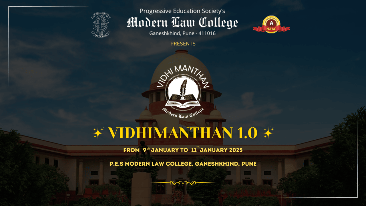 Modern Law College: Vidhi-Manthan – National Level Legal Trifecta Competition