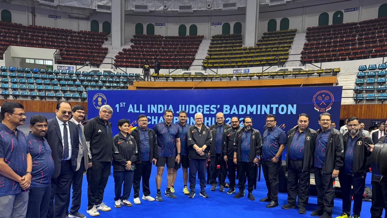 High Court Of Orissa Organizes The 1st All India Judges' Badminton Championship