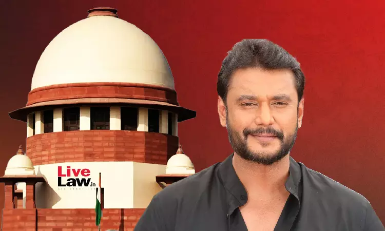 Supreme Court reviews Darshan's bail in murder case.