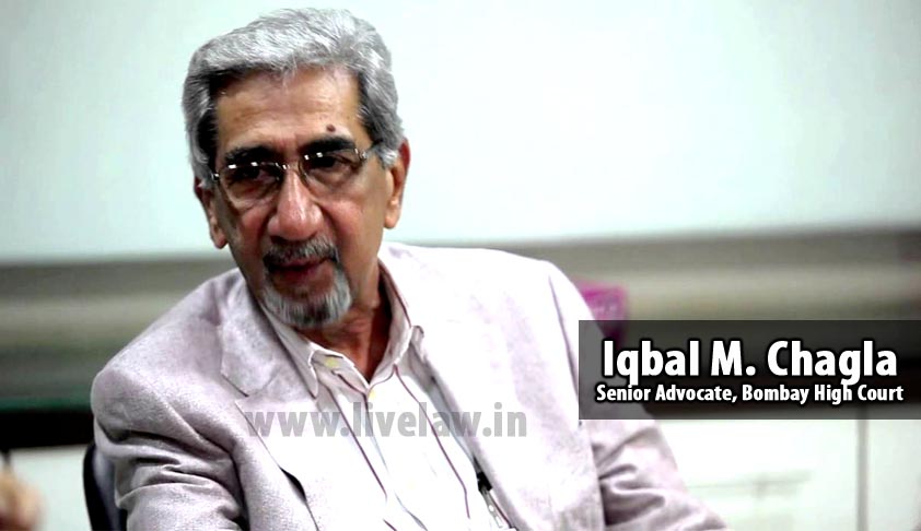 Senior Advocate Iqbal Chagla Passes Away