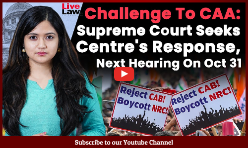 Challenge To CAA: Supreme Court Seeks Centre's Response, Next Hearing ...