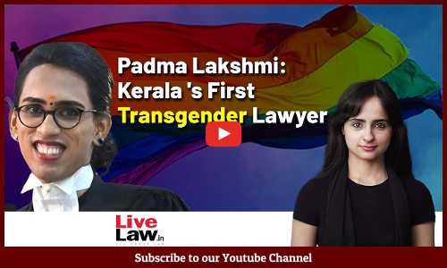 Padma Lakshmi: Kerala 's First Transgender Lawyer [VIDEO]