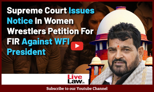 Supreme Court Issues Notice In Petition By Women Wrestlers For Fir